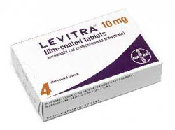 packet of vardenafil / Levitra