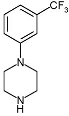 m-trifluoromethylphenylpiperazine